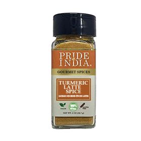 Organic Turmeric Latte Spice MixPride of India ‚Äì Turmeric Latte Spice Mix ‚Äì Gourmet & Warm Tea Spice Blend ‚Äì Healthy/Gluten-Free ‚Äì Ideal for L (size: 2 Oz)