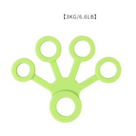 Five Finger Silicone Pulling Trainer (Option: Light Green)